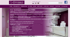 Desktop Screenshot of gynmed.sk