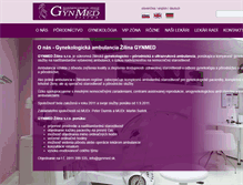 Tablet Screenshot of gynmed.sk